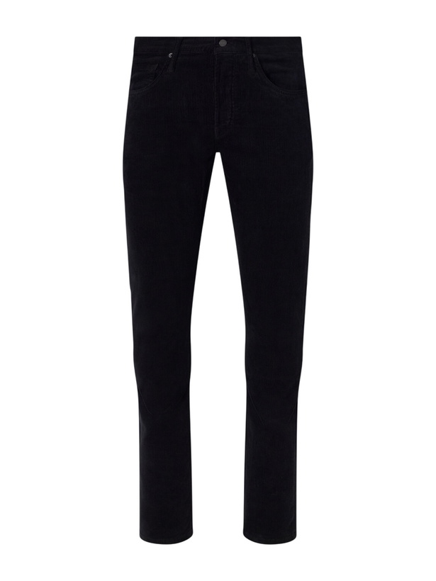 Photo: TOM FORD - Slim-Fit Cotton-Blend Corduroy Trousers - Black
