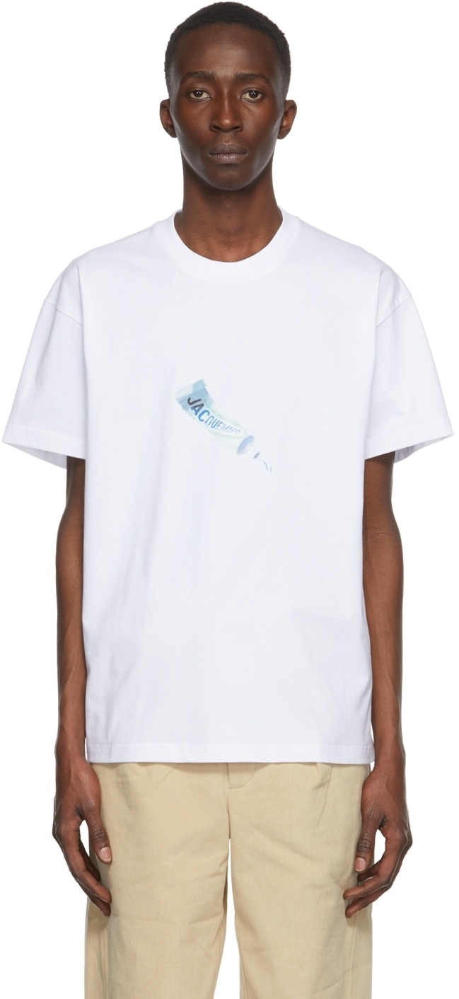 Jacquemus White 'Le T-Shirt Dentifrice' T-Shirt Jacquemus
