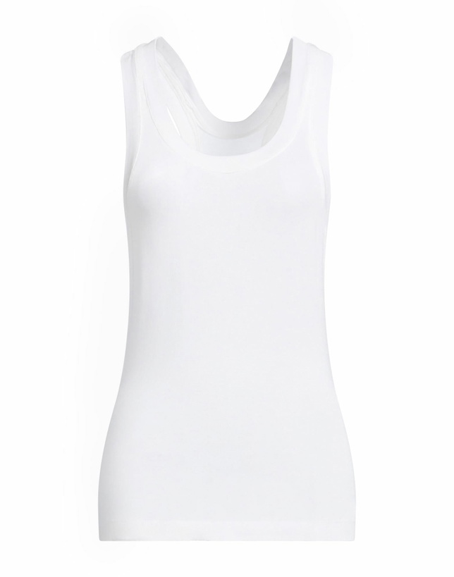 Photo: Norma Kamali Womens Tank top in White