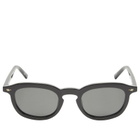 Le Specs Heart Throb Sunglasses in Black/Light Brown Mono 