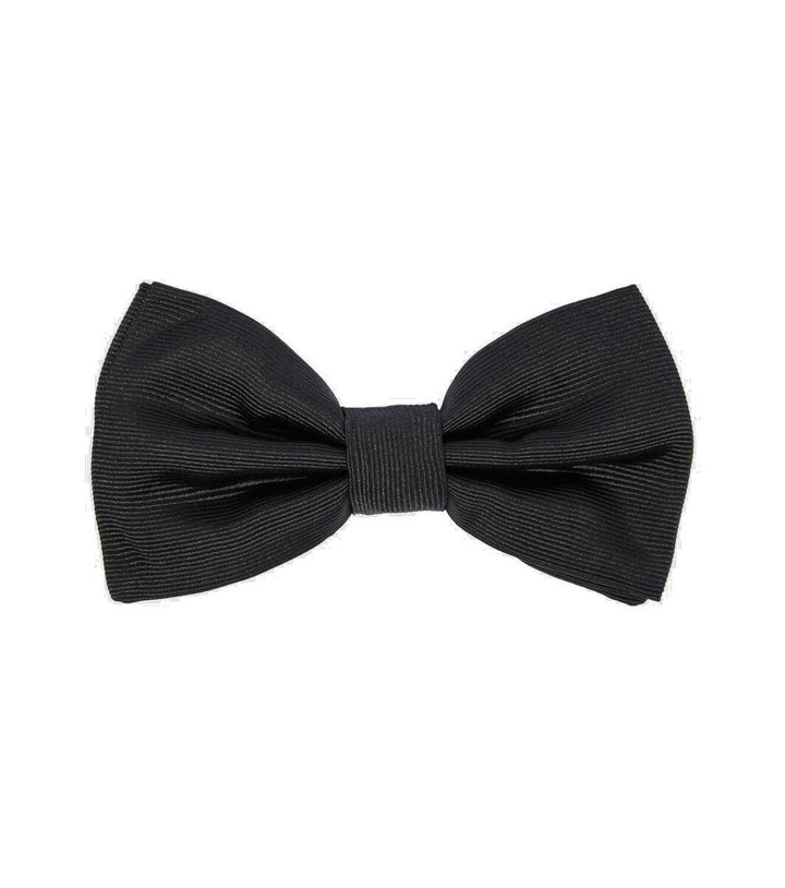 Photo: Dolce&Gabbana Silk satin bow tie