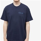 Polar Skate Co. Men's Stroke Logo T-Shirt in Navy/Blue