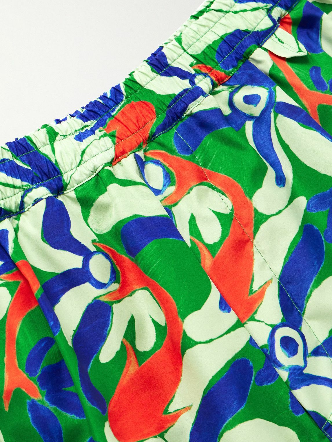 Marni - No Vacancy Inn Straight-Leg Long-Length Printed Swim Shorts - Green
