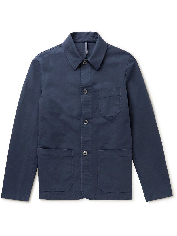 Photo: Incotex - Stretch-Cotton Shirt Jacket - Blue