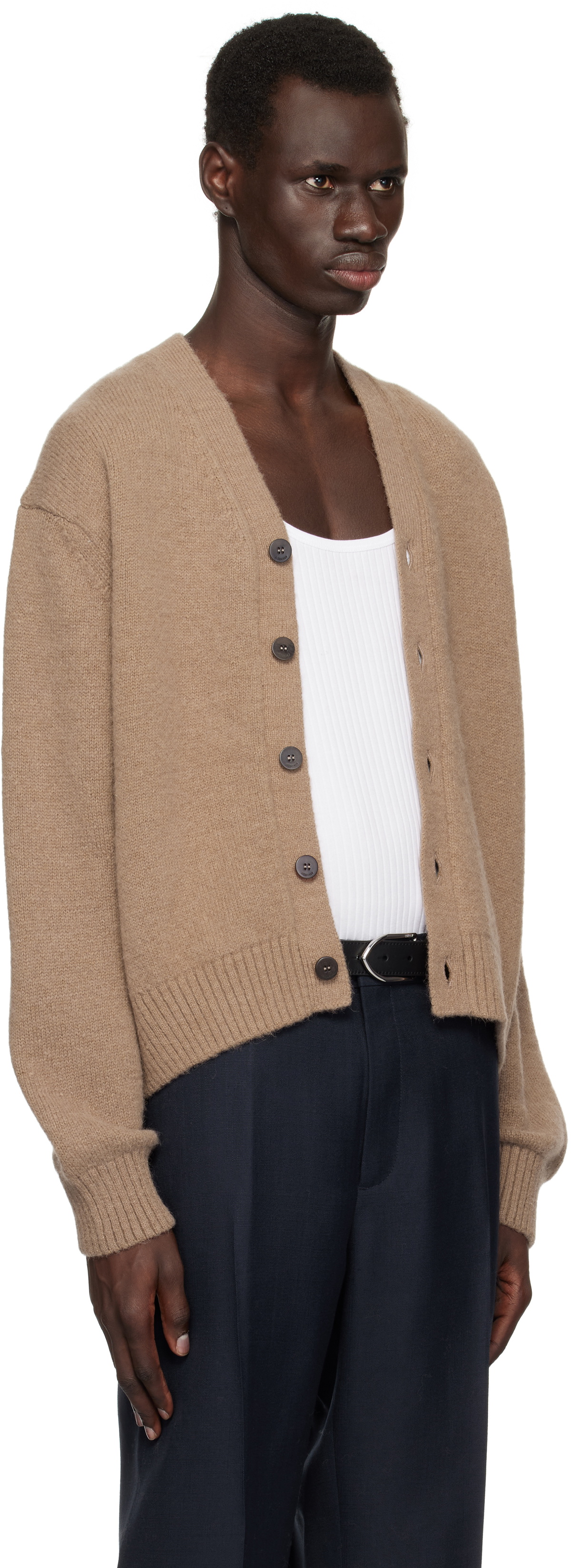 JACQUEMUS Brown 'The Jacquemus' Cardigan Jacquemus