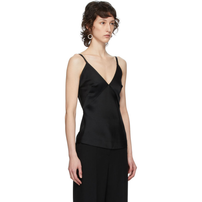 Haider Ackermann Black Crepe Camisole