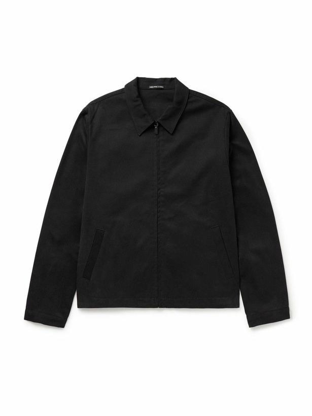 Photo: James Perse - Cotton-Blend Twill Coach Jacket - Black