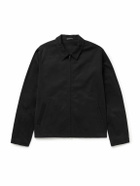 James Perse - Cotton-Blend Twill Coach Jacket - Black