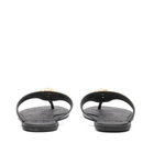 Versace Women's Medusa Head Thong Sandal in Black
