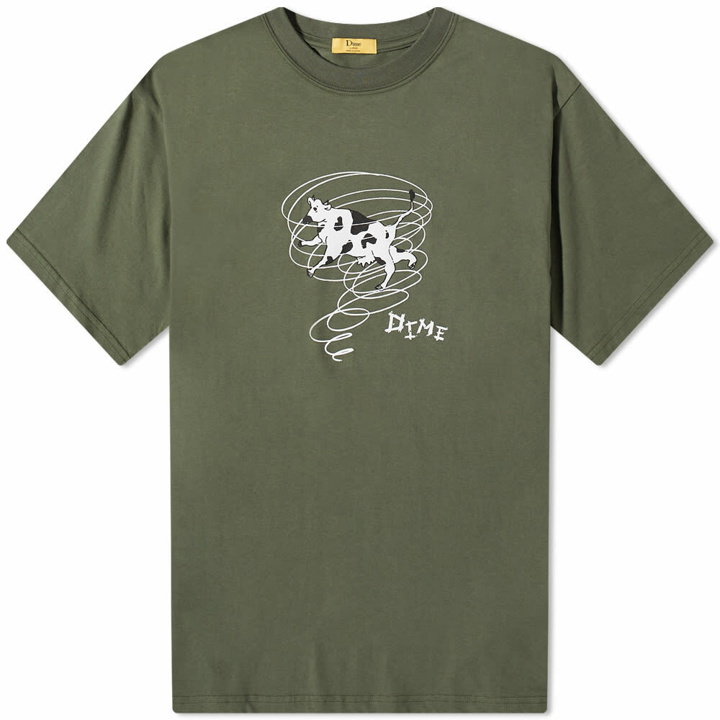 Photo: Dime Men's Twister T-Shirt in Thyme
