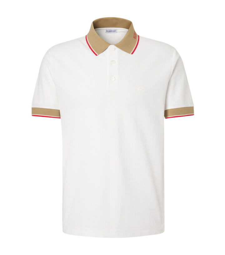 Photo: Burberry Evan cotton polo shirt