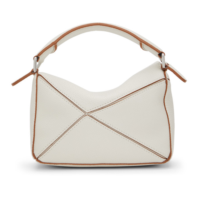 Loewe White Mini Puzzle Bag Loewe