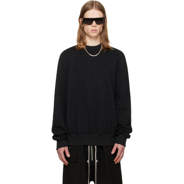 Photo: Rick Owens Black Tower Crewneck Sweatshirt