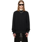 Rick Owens Black Tower Crewneck Sweatshirt