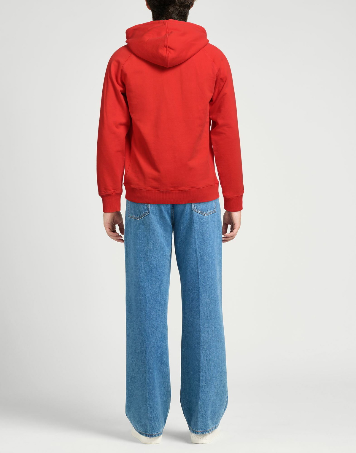 Orlebar Brown Mens Sweatshirt in Tomato red