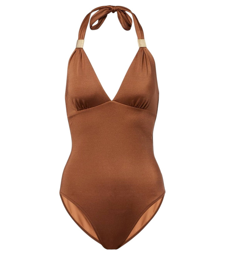 Photo: Heidi Klein Grasse halternek swimsuit