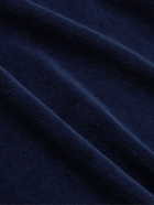ORLEBAR BROWN - Sammy Cotton and Linen-Blend Terry T-Shirt - Blue