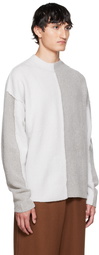 Axel Arigato Gray Fraction Sweater