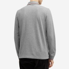 Moncler Men's Long Sleeve Polo T-Shirt in Grey