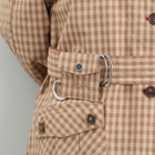 Damson Madder Women's Anja Reversible Honey Trench Coat in Tan