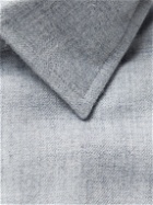 Charvet - Cotton and Wool-Blend Shirt - Gray