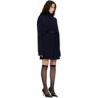 Balenciaga Navy Pinched Minidress