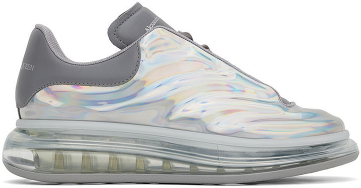 Photo: Alexander McQueen Silver Oversized Sneakers