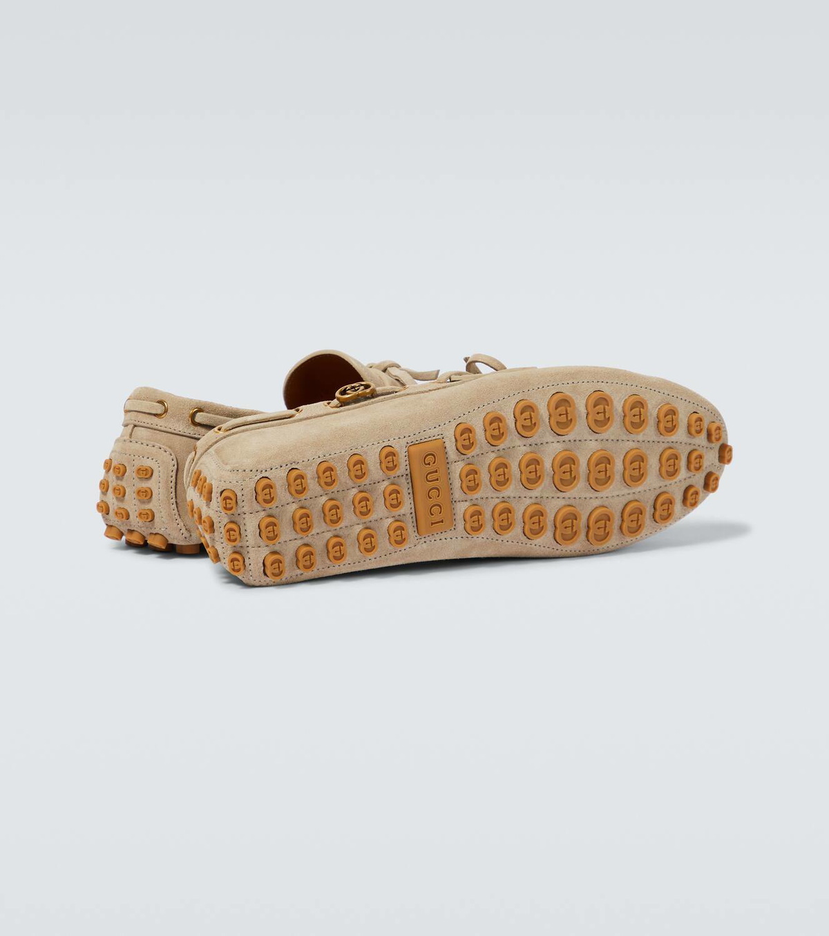 Gucci Interlocking G suede driving shoes Gucci