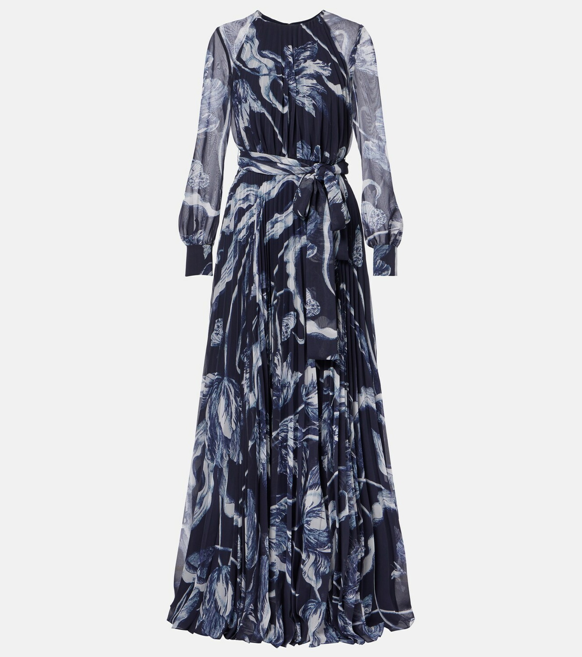 Erdem Floral voile gown