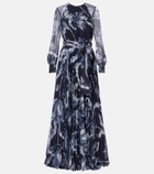Erdem Floral voile gown