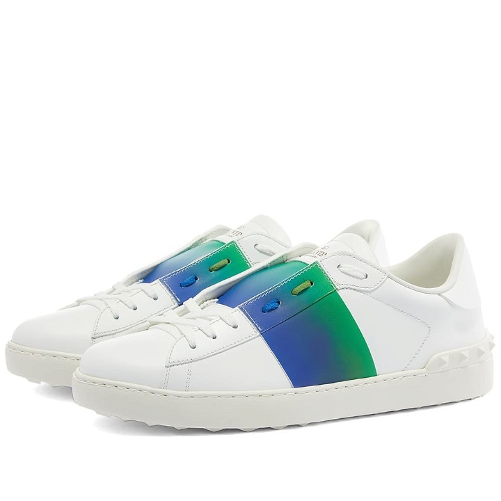 Photo: Valentino Ombre Open Low Top Sneaker