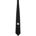 Comme des Garcons Homme Deux Black Silk Tie