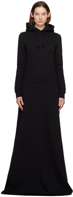 Photo: ABRA Black Pagan Hoodie Maxi Dress