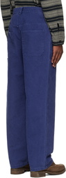 Isabel Marant Blue Albo Trousers
