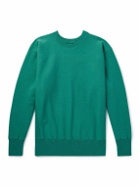 Kaptain Sunshine - Garment-Dyed Cotton-Jersey Sweater - Green