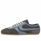 Dries Van Noten Men's Leather & Suede Sneaker in Steel