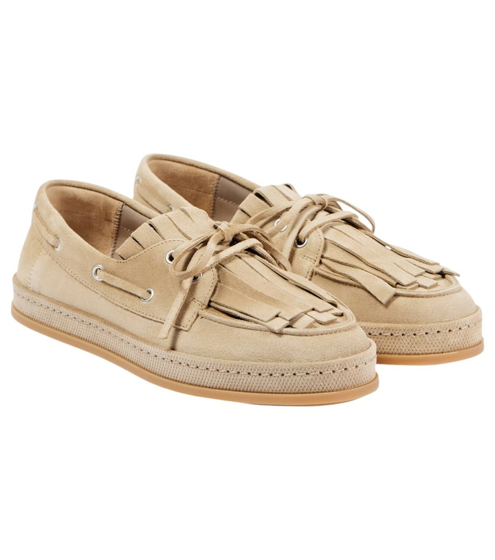Photo: Hogan H683 suede loafers