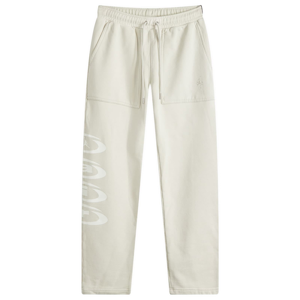 Air Jordan Men's x Travis Scott Fleece Pant in Light Bone