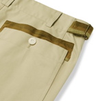 Nicholas Daley - Pleated Cotton-Twill Trousers - Neutrals