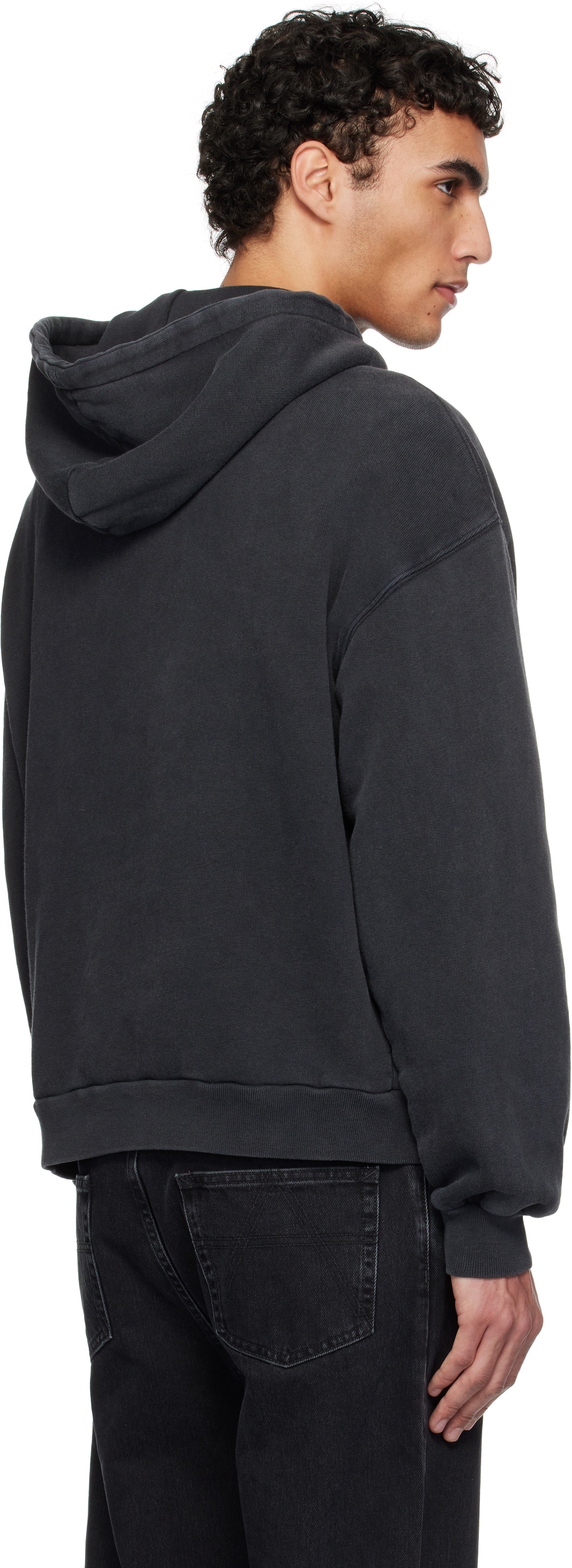 Axel Arigato Black Patch Washed Hoodie