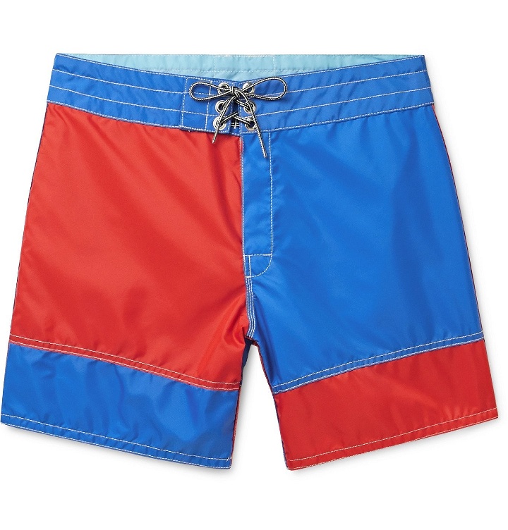 Photo: Birdwell - Mid-Length Colour-Block Swim Shorts - Multi