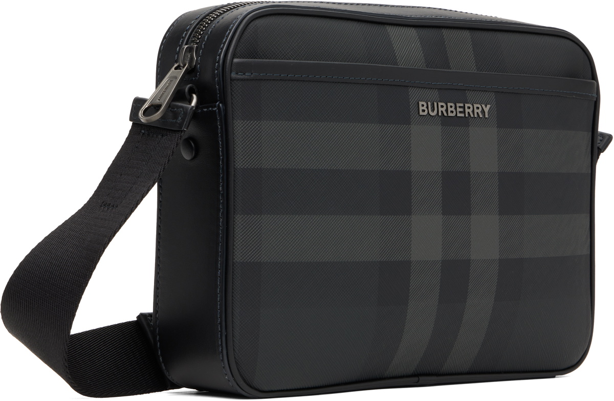 Burberry Gray & Black Muswell Bag