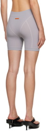 Heron Preston Gray Active Shorts
