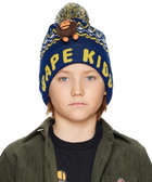 BAPE Kids Navy Baby Milo Plush Doll Beanie