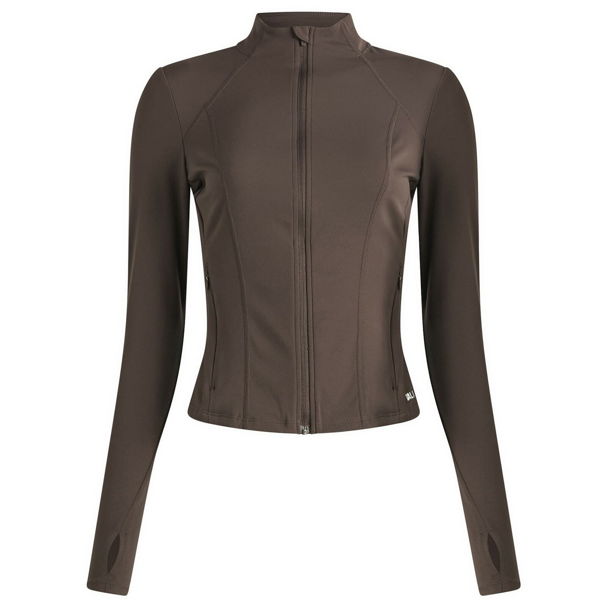 TALA Women's DayFlex Zip Through Running Jacket in Deep Taupe