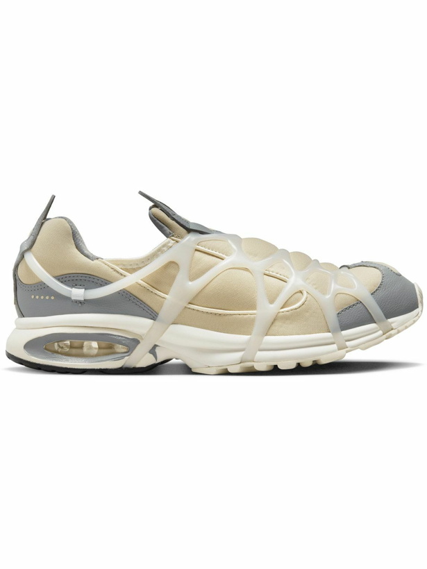 Photo: Nike - Alpha Project Air Kukini Mesh, Leather and TPU Sneakers - Neutrals
