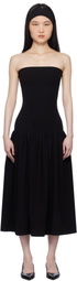 Gil Rodriguez Black 'The Tube' Dropwaist Convertible Midi Dress