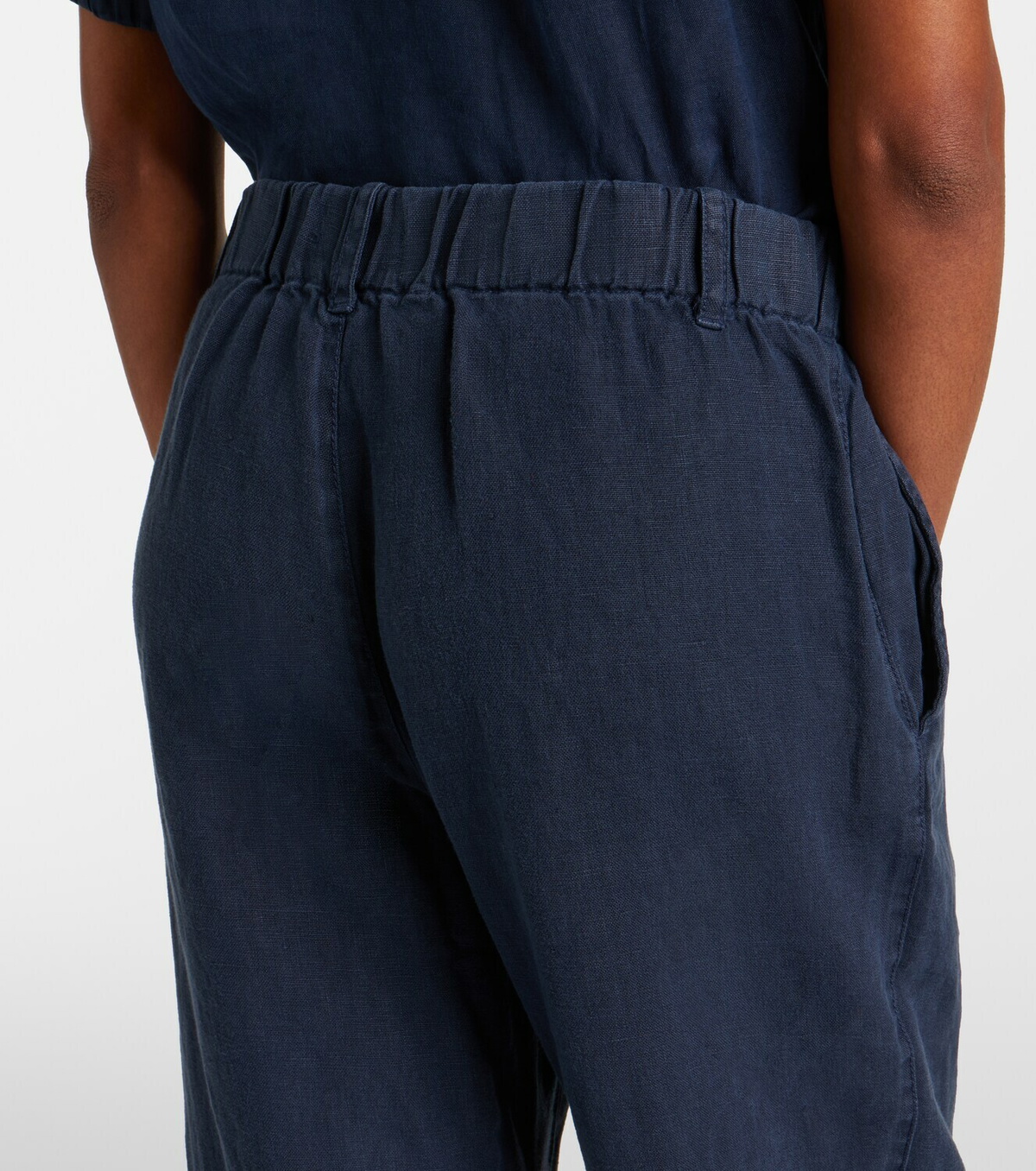 Velvet Taylor linen wide-leg pants