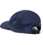 Iffley Road - Putney Logo-Embroidered Perforated Shell Running Cap - Blue