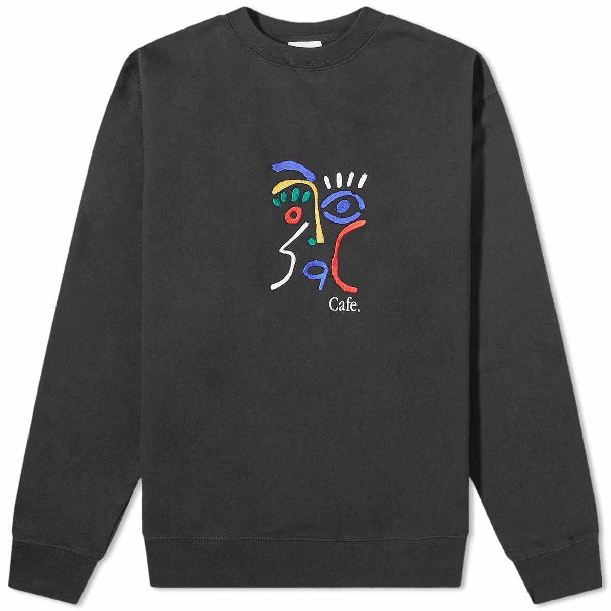 Skateboard Cafe Men's Marcello Crew Sweat in Black